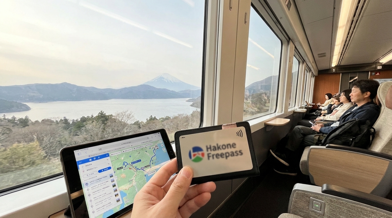 ロマンスカーと箱根フリーパスの賢い組み合わせ方！お得に箱根を満喫する方法をご案内