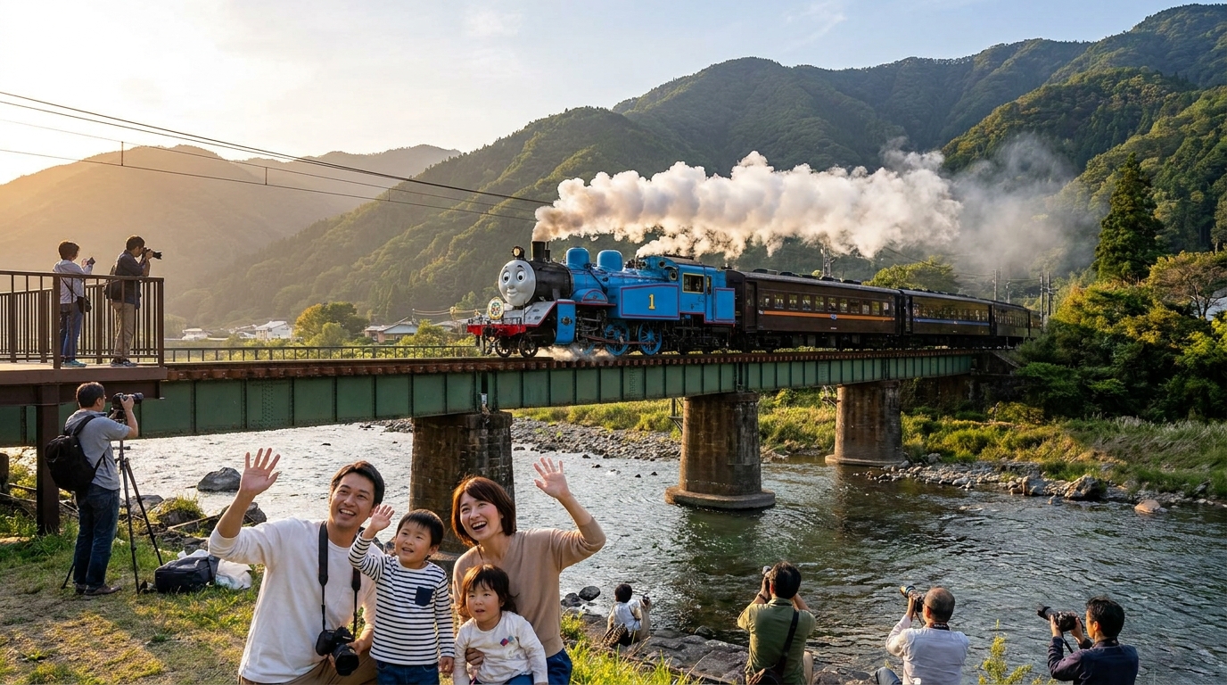 大井川鉄道トーマスの撮影スポット!子連れでも安心な定番から穴場まで完全ガイド