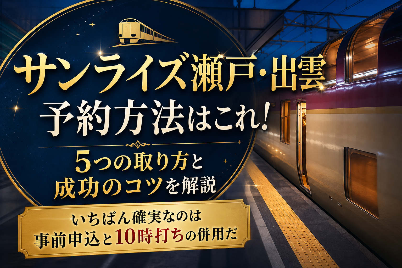 いちばん確実なのは事前申込と10時打ちの併用だ